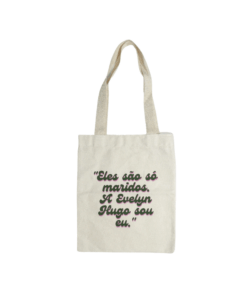 Ecobag em algodão cru com alça em algodão