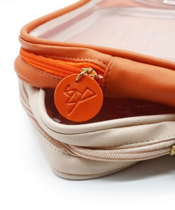 Alternative view of Necessaire com visor de cristal e alça de mão
