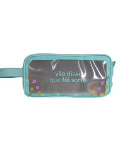 Alternative view of Necessaire com visor de cristal e forro
